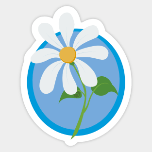 Daisy Flower Sticker